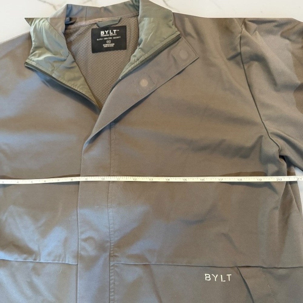 BYLT Men’s Premium Basics Grey Hooded Elite+ Shelter Jacket Size XL - Picture 5 of 12